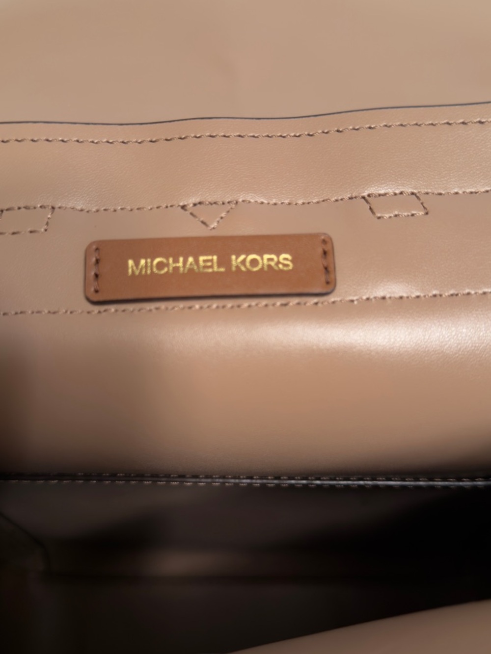 MICHAEL KORS Hayes Medium Brown Leather Backpack - Picture 11 of 16